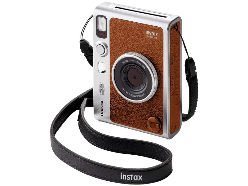 Fujifilm Fotokamera Instax Mini Evo Braun Fujifilm Fotokamera Instax Mini Evo Braun