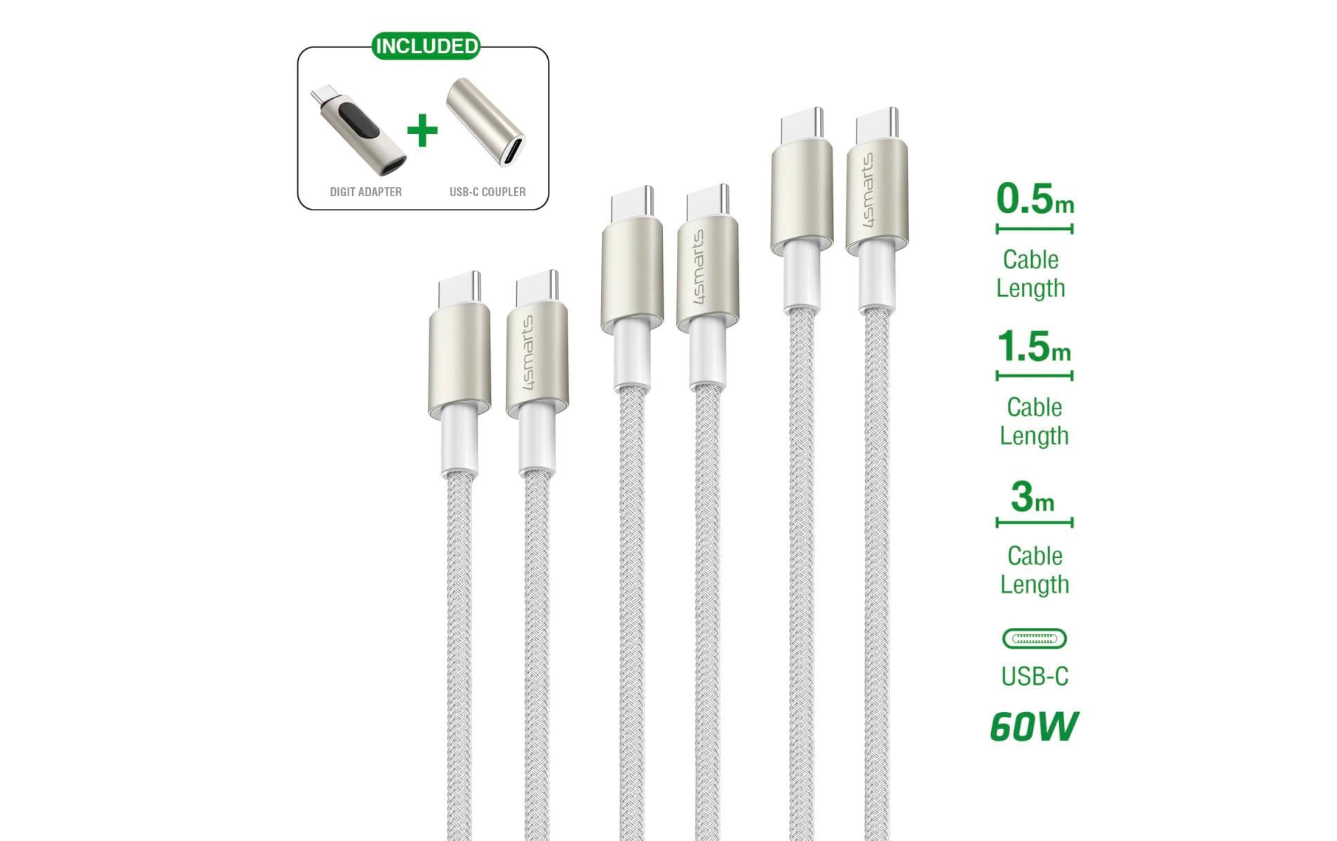 4smarts USB 2.0-Kabel -Set PremiumCord USB C - USB C 4smarts USB 2.0-Kabel -Set PremiumCord USB C - USB C