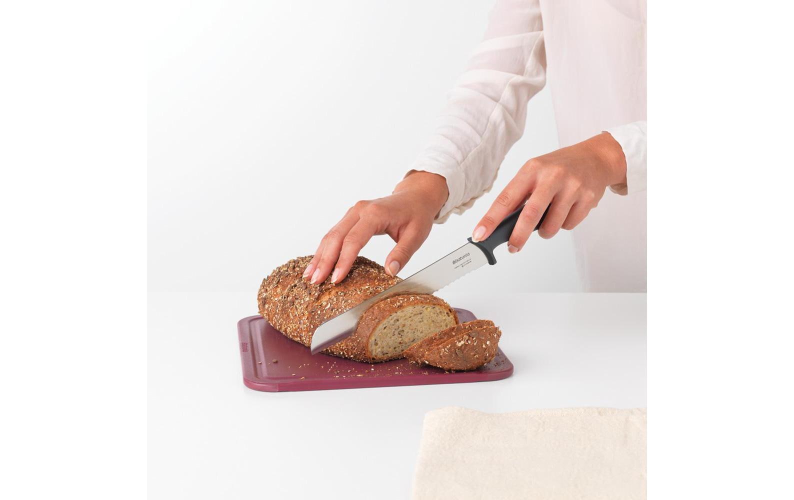 Brabantia Brotmesser XL Tasty+ Dark Grey