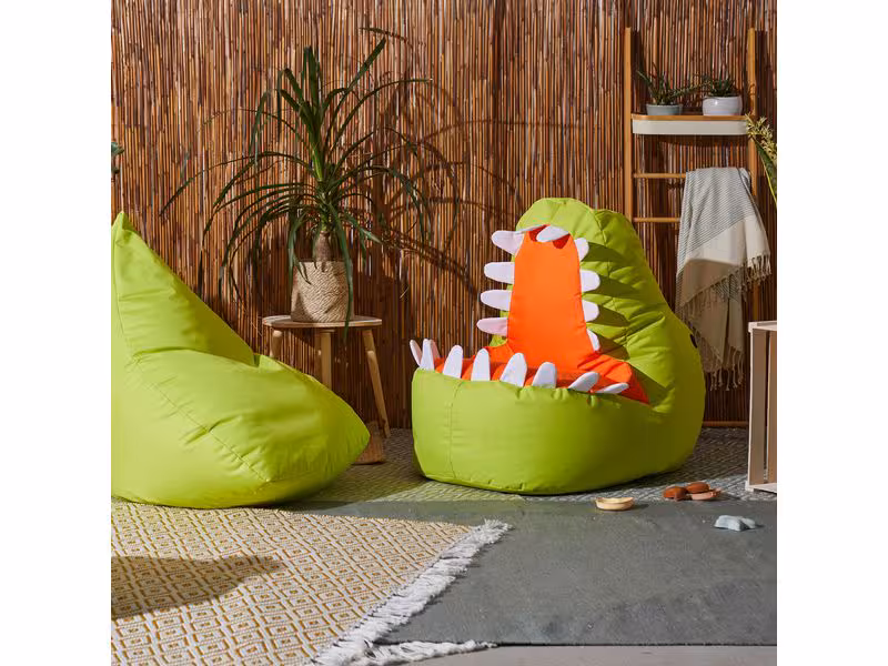 Lumaland Sitzsack Dino 270 L, Grün