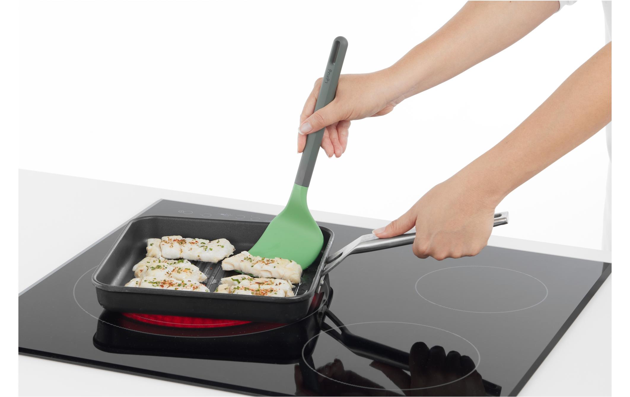 Lékué Pfannenwender PBT/Silikon, Grün/Schwarz