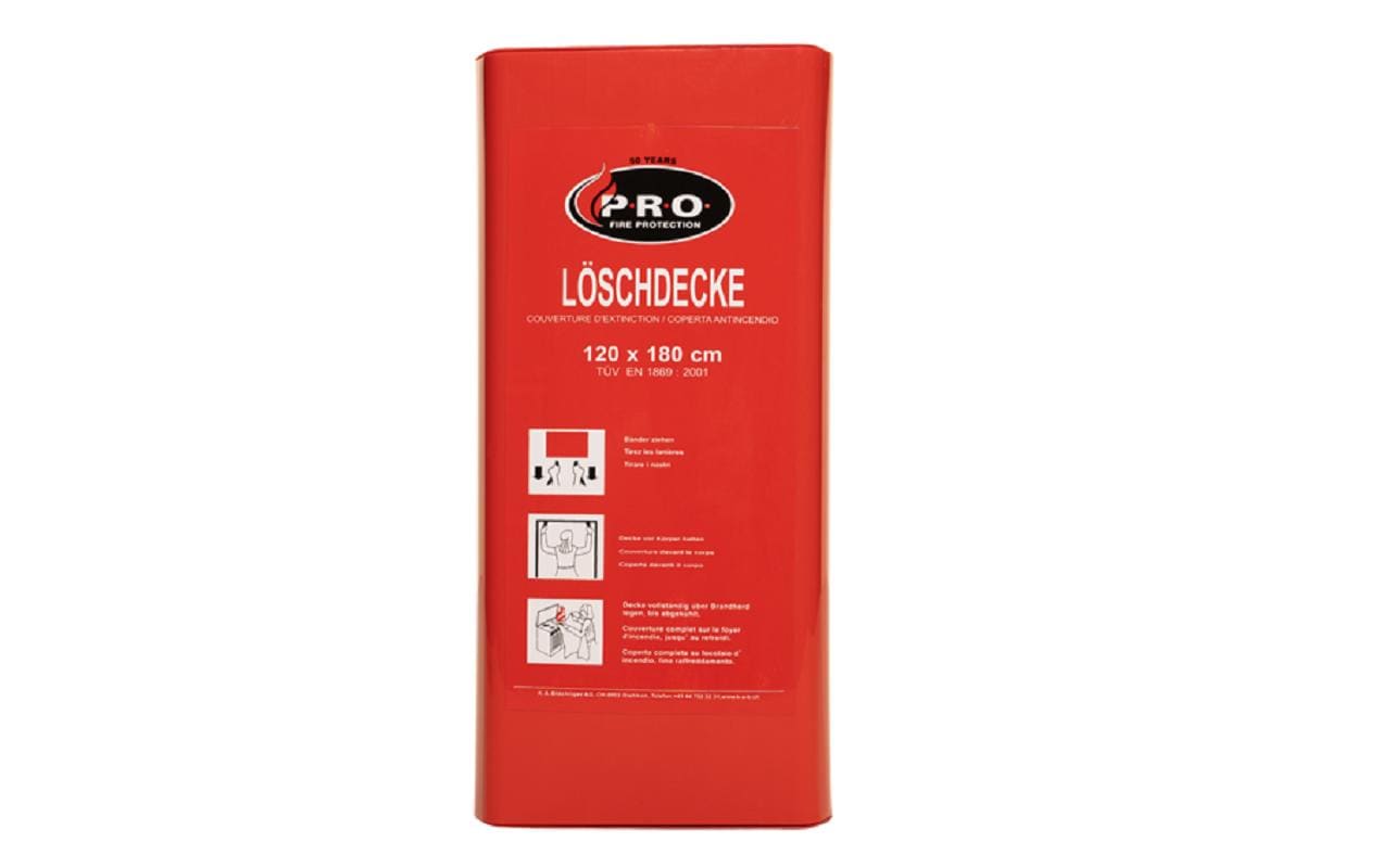 PRO Löschdecke 120 x 180 cm bis 1250 °C PRO Löschdecke 120 x 180 cm bis 1250 °C