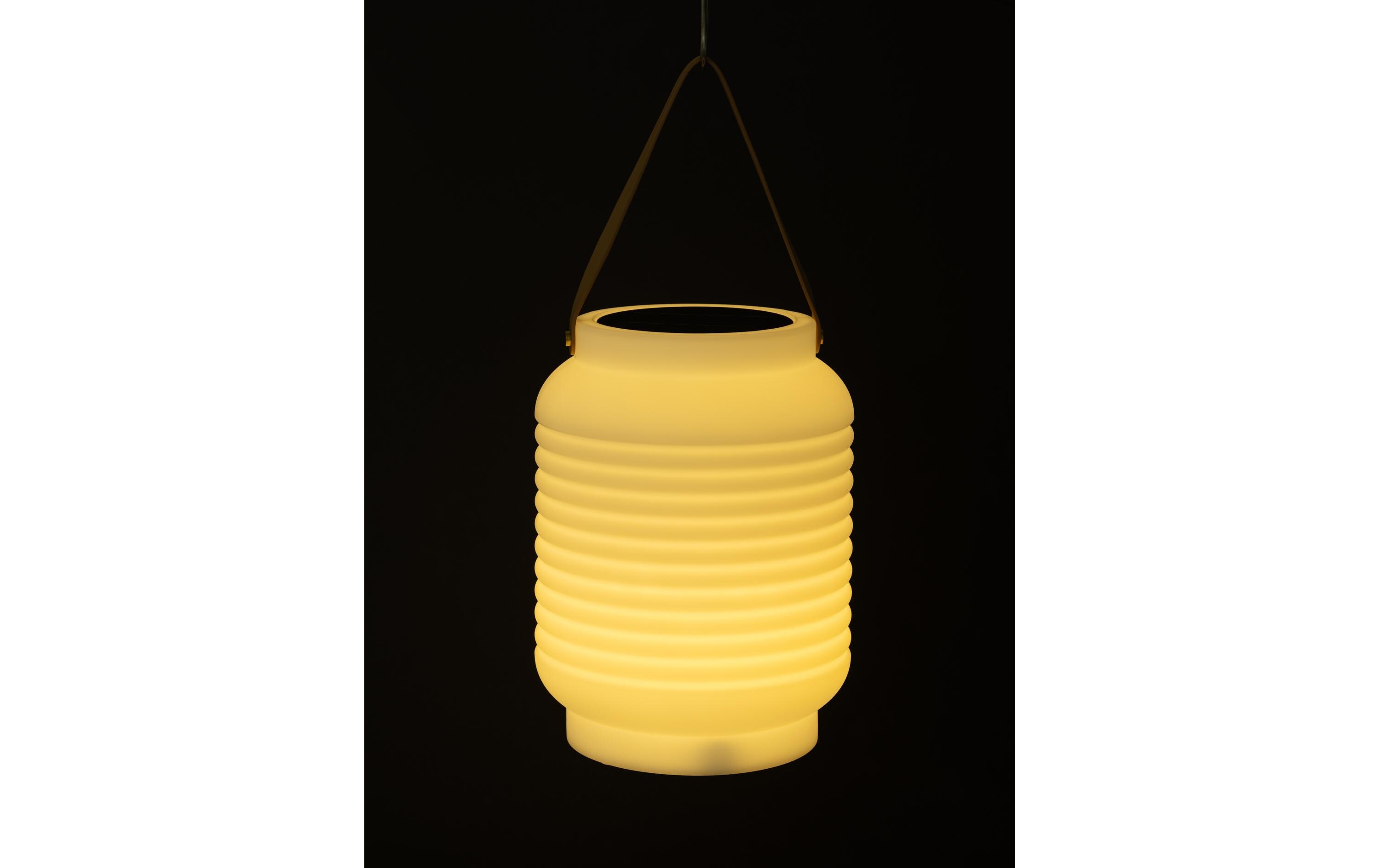 COCON Laterne LED Solar, Weiss