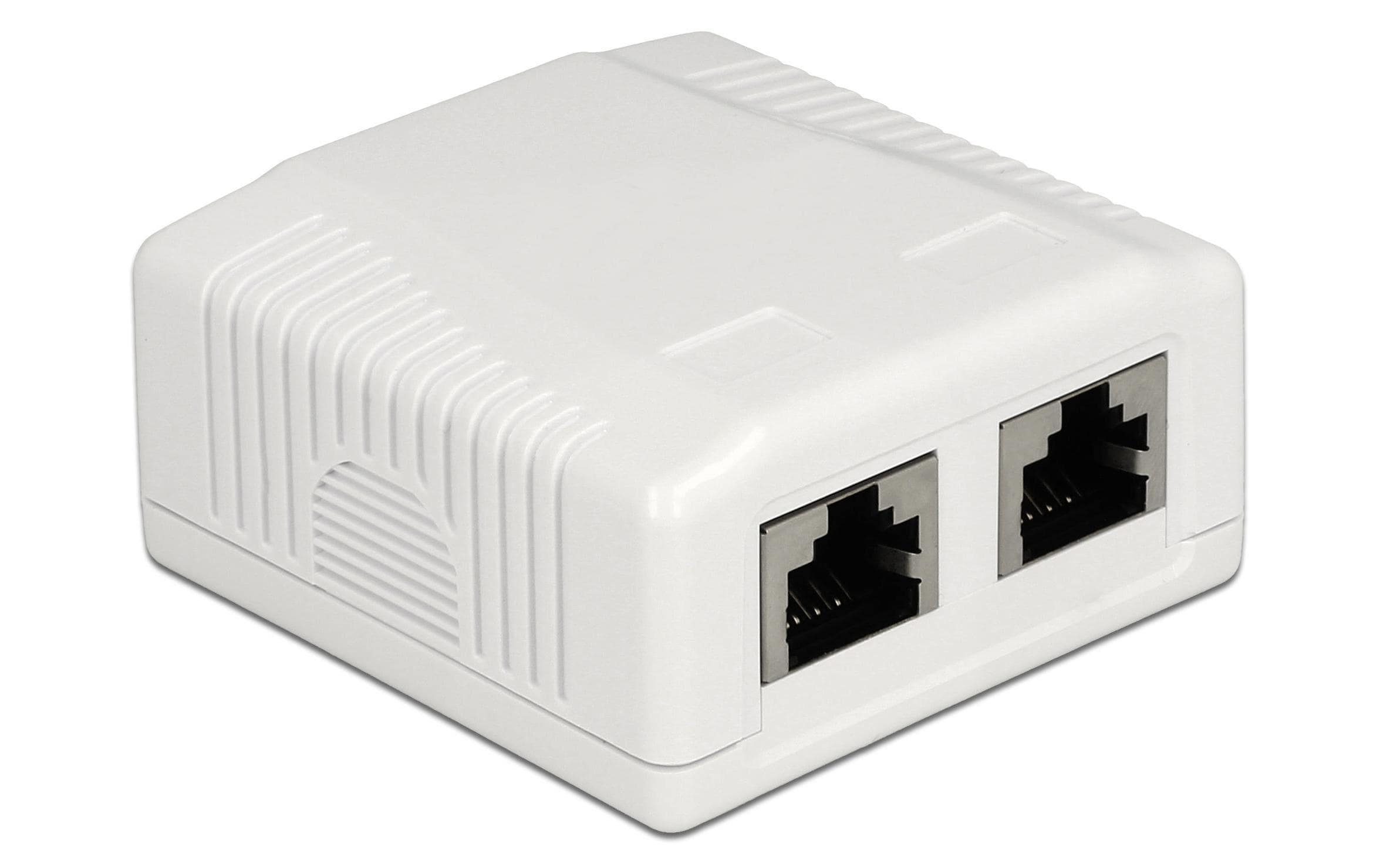 Delock Gehäuse RJ45 Cat.6A LSA 2-fach Delock Gehäuse RJ45 Cat.6A LSA 2-fach