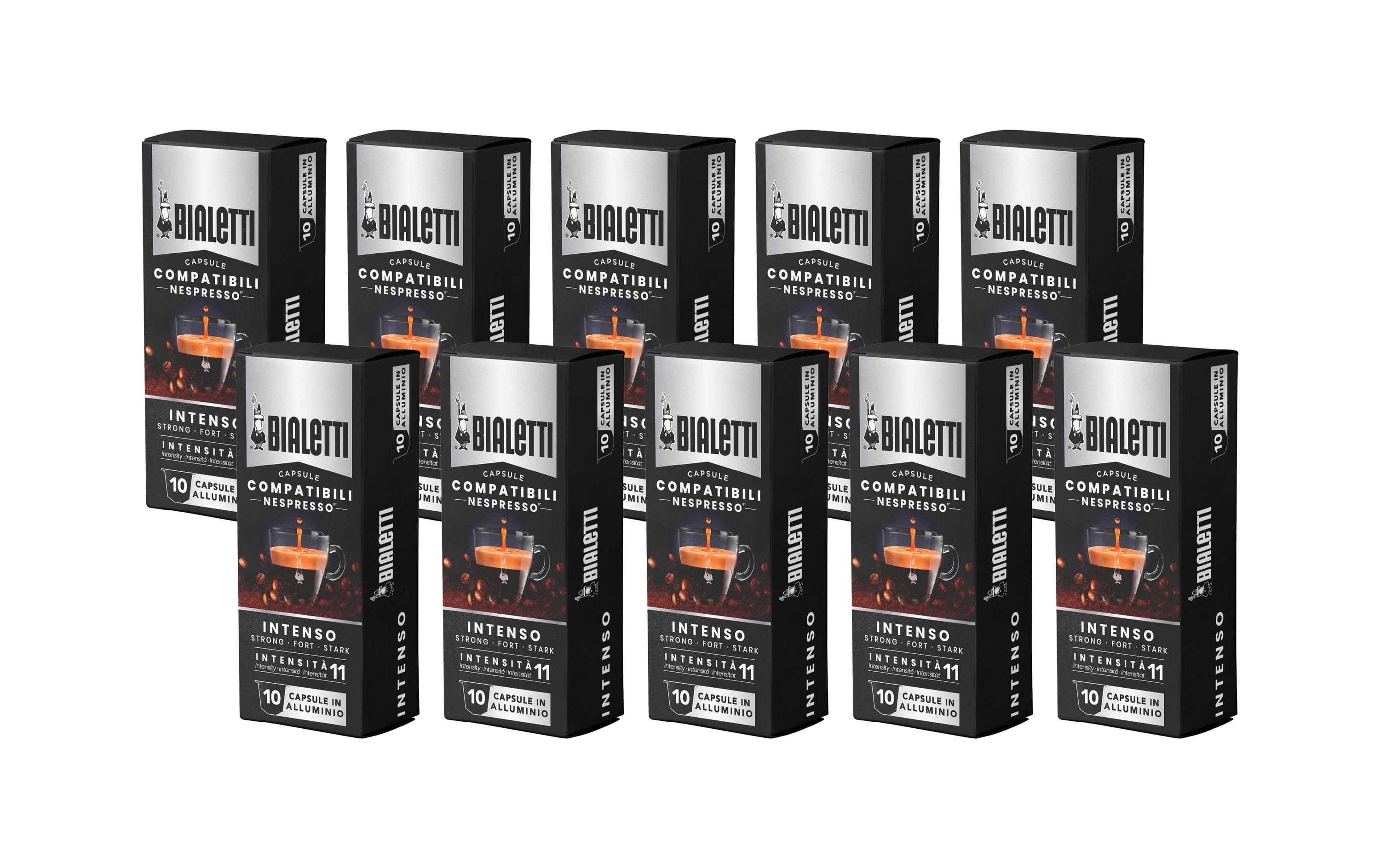 Bialetti Kaffeekapseln Intenso 10 x 10 Stück Bialetti Kaffeekapseln Intenso 10 x 10 Stück