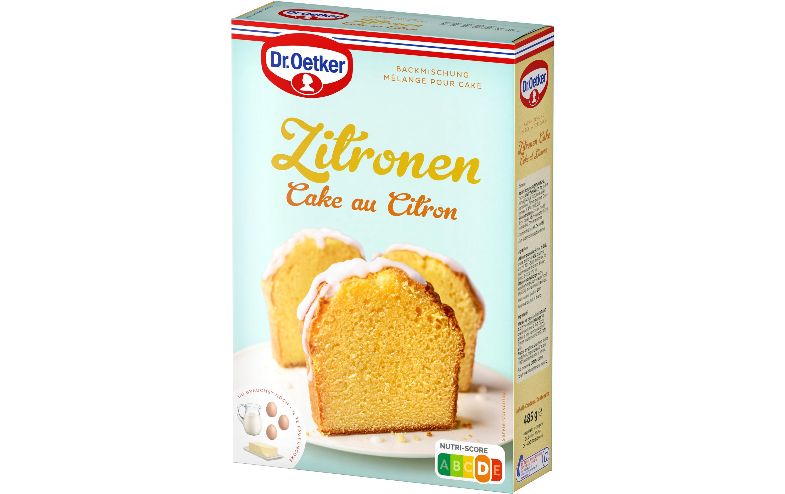 Dr.Oetker Backmischung Zitronen Cake 485 g