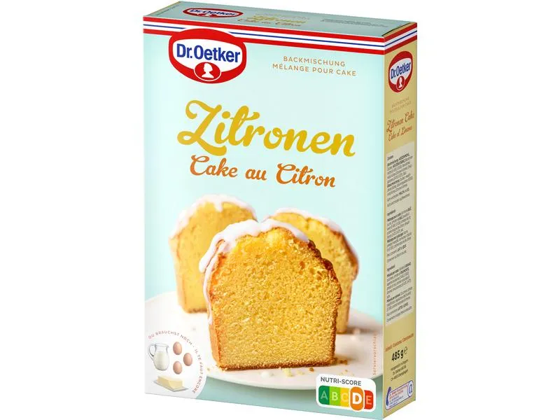 Dr.Oetker Backmischung Zitronen Cake 485 g