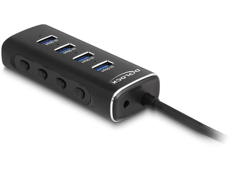 Delock USB-Hub 4x USB A 10Gbps/1x USB C 10Gbps