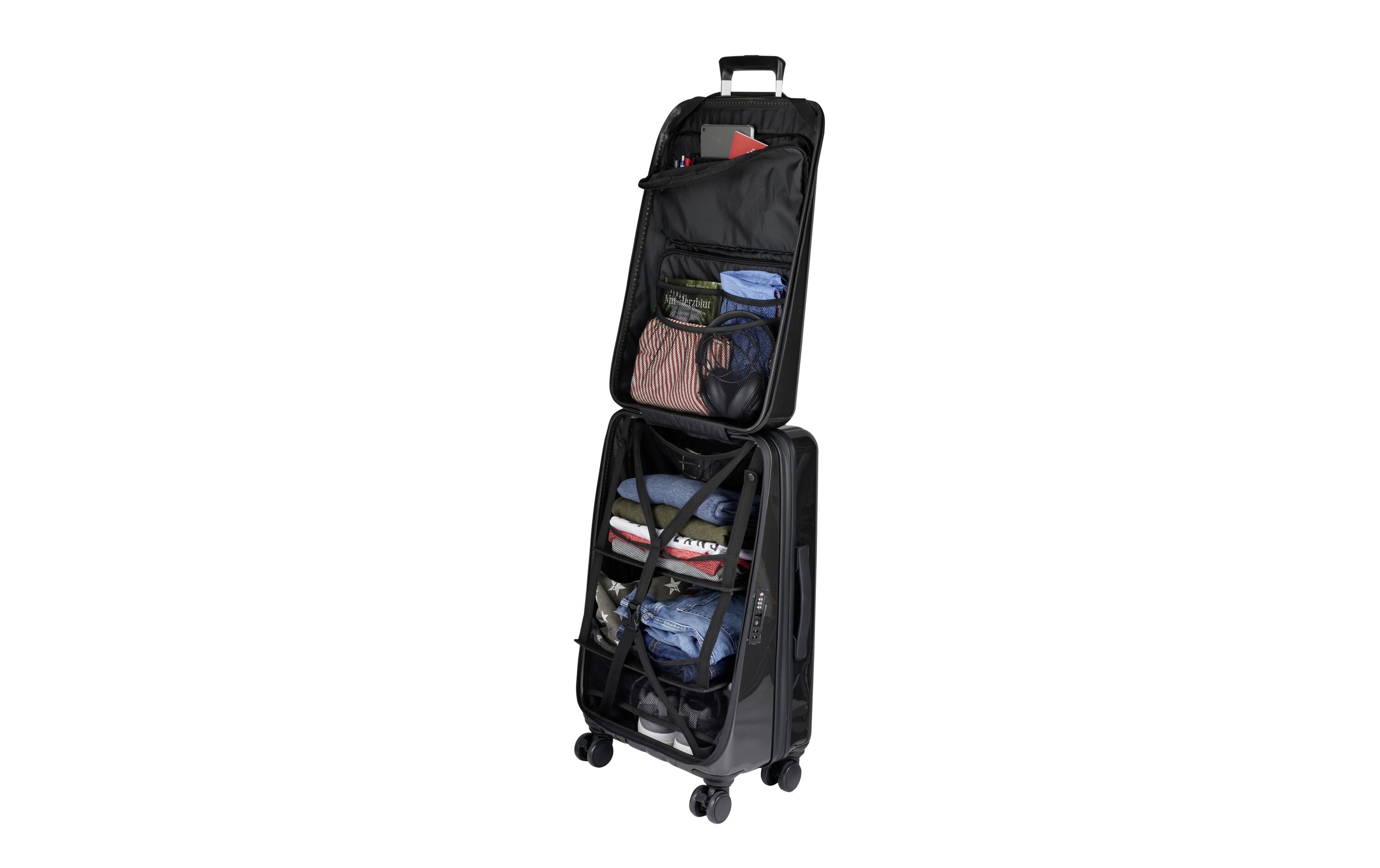 CASYRO Stand-Up Koffer Medium, 80L, Anthrazit