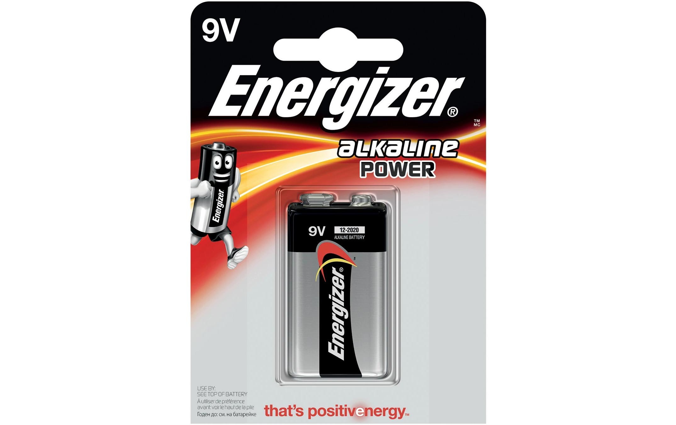 Energizer Batterie Alkaline Power 9 V E-Block , 1 Stück Energizer Batterie Alkaline Power 9 V E-Block , 1 Stück
