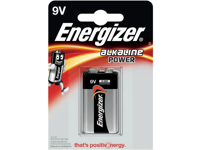Energizer Batterie Alkaline Power 9 V E-Block , 1 Stück Energizer Batterie Alkaline Power 9 V E-Block , 1 Stück