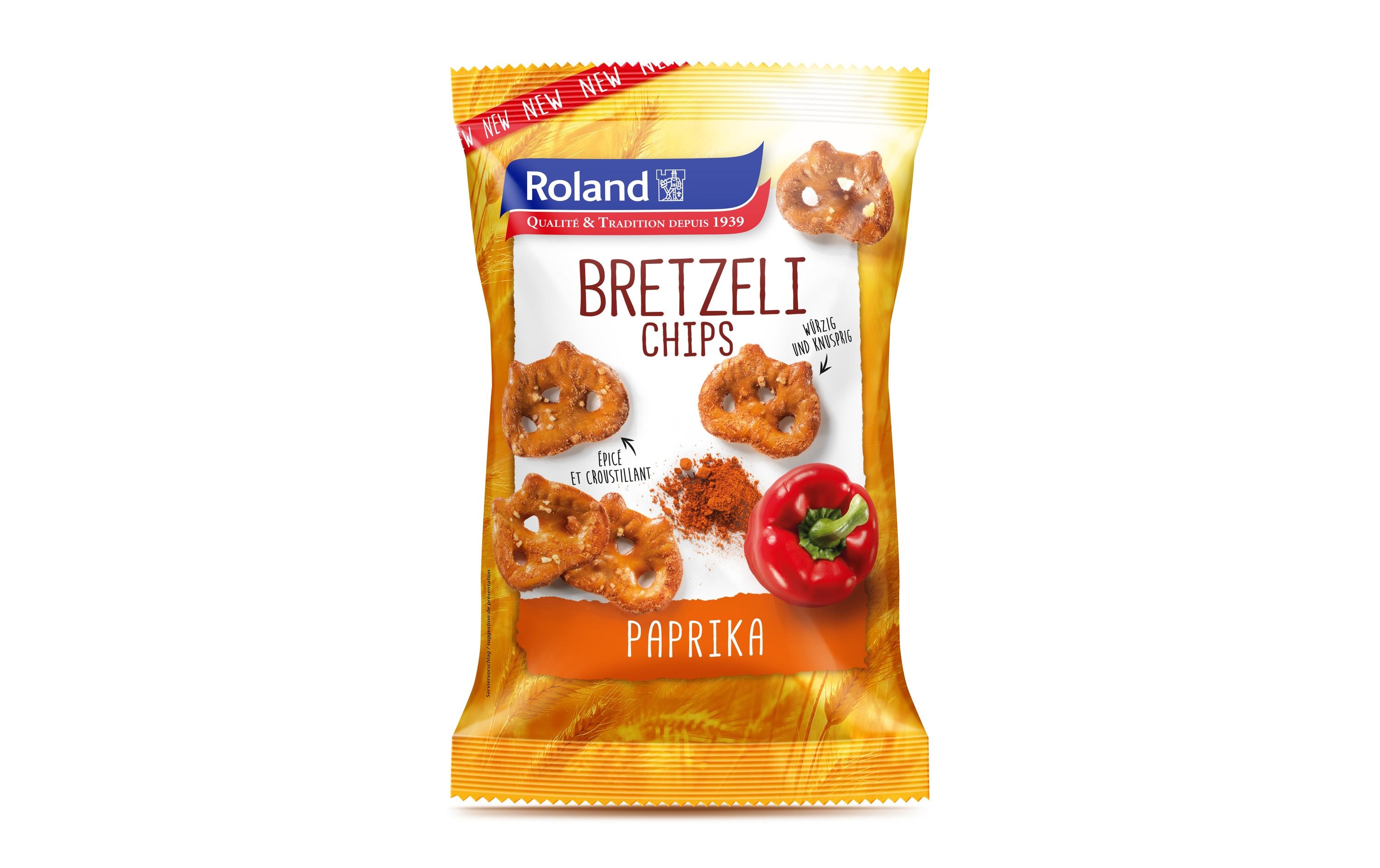 Roland Snacks Bretzeli Chips Paprika 180 g Roland Snacks Bretzeli Chips Paprika 180 g