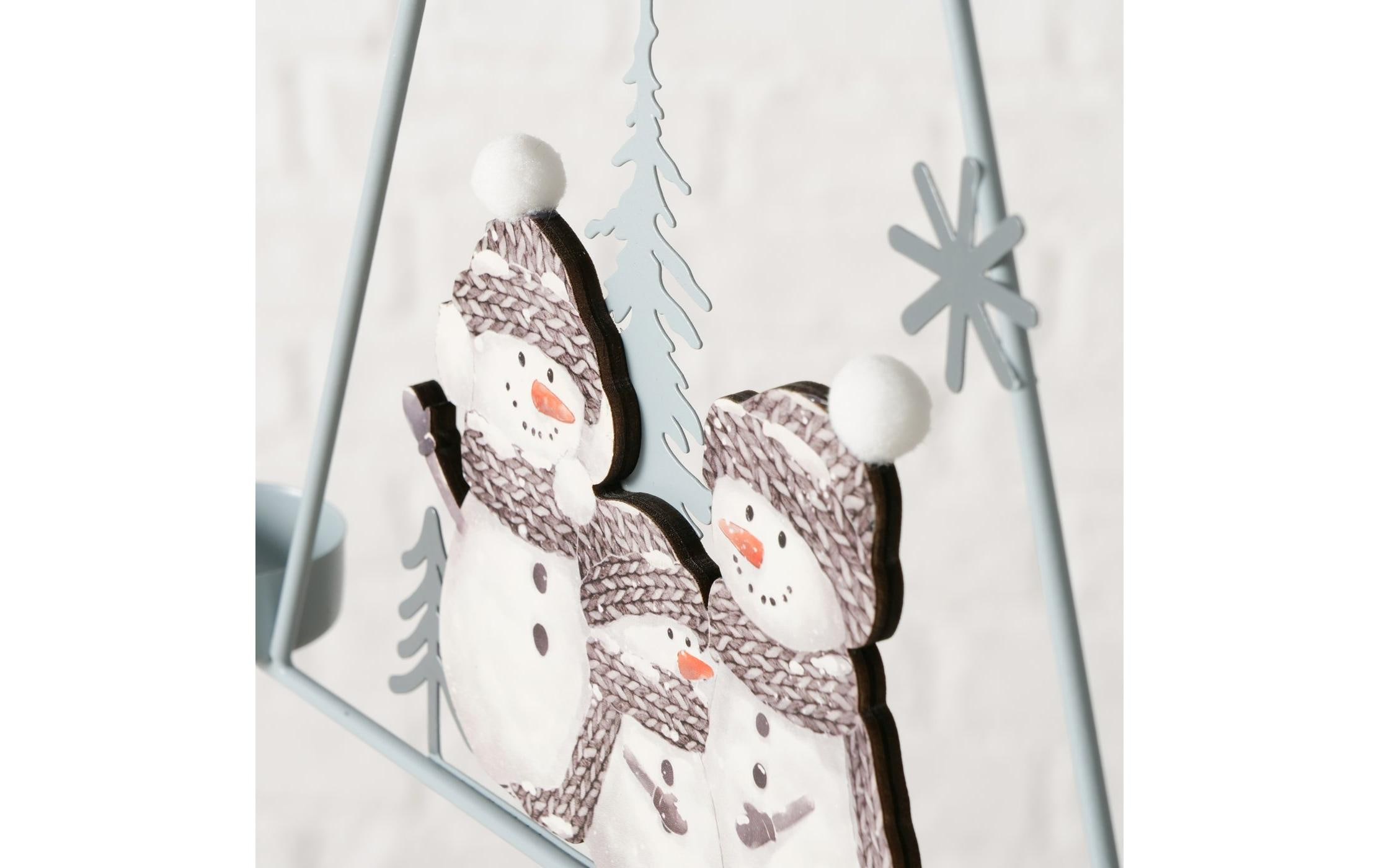 Boltze Teelichthalter Frosty Holz, 31 x 49.5 cm Boltze Teelichthalter Frosty Holz, 31 x 49.5 cm