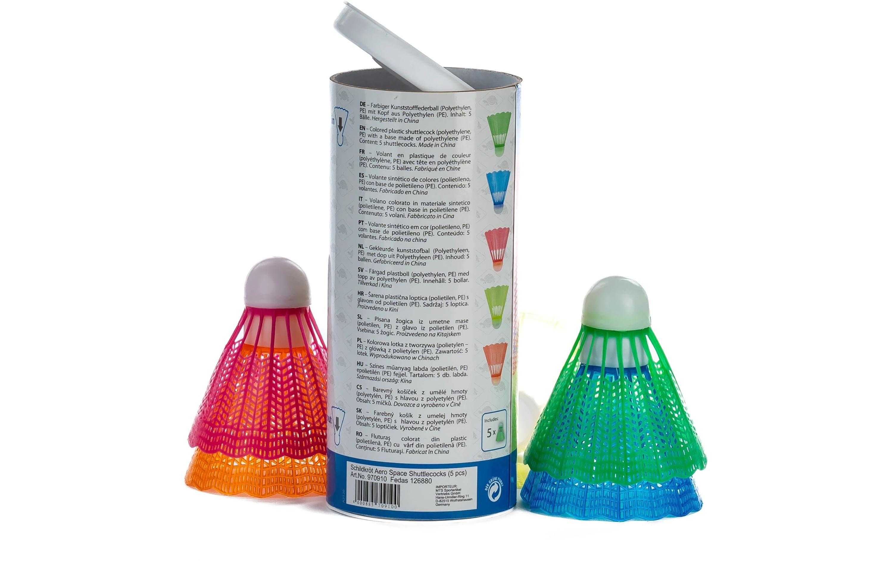 Schildkröt Funsports Schildkröt Badminton Aero Space 5er-Dose