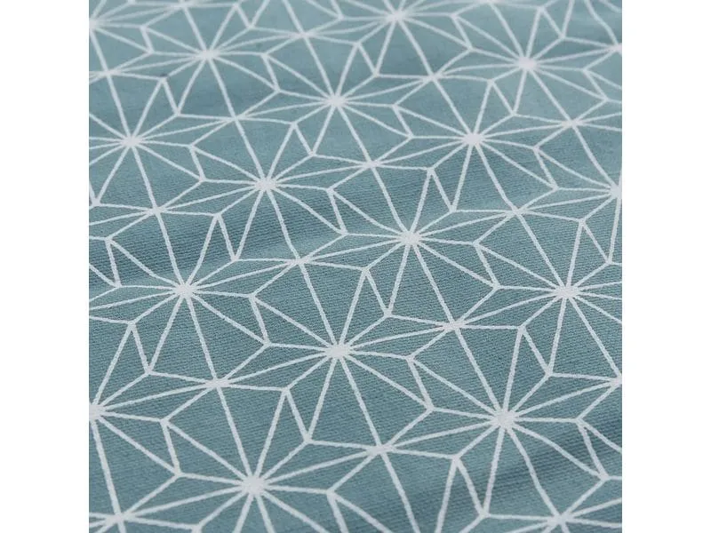 Urbanara Picknickdecke Mallur 130 x 190 cm - Taubenblau / Naturweiss Urbanara Picknickdecke Mallur 130 x 190 cm - Taubenblau / Naturweiss