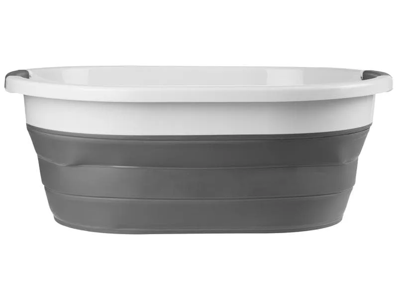 FTM Wäschekorb 36 l, Grau/Weiss FTM Wäschekorb 36 l, Grau/Weiss