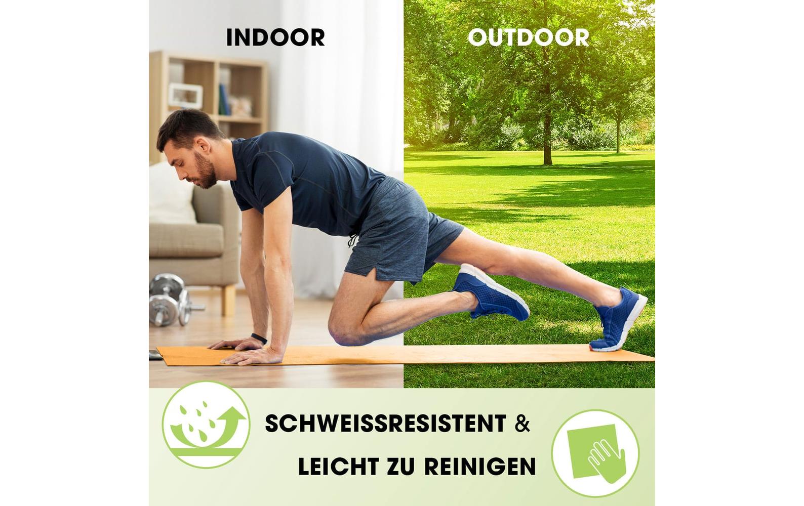 World Fitness Fitnessmatte Yamuna 183 cm x 61 cm, Grün