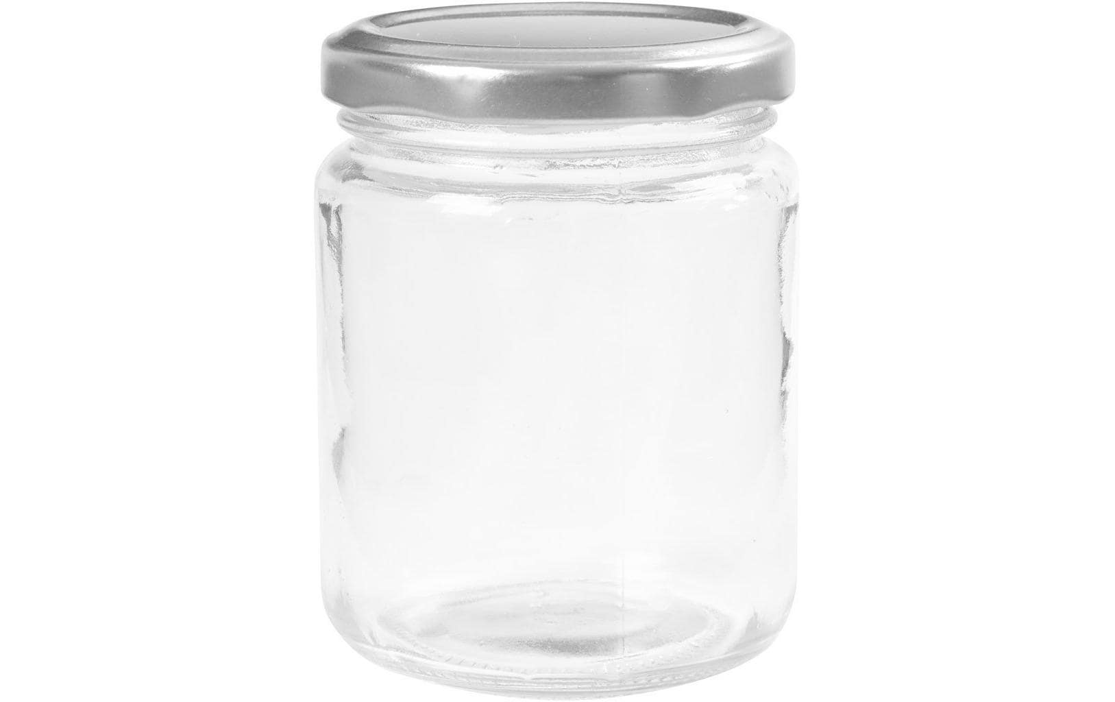 Creativ Company Glas mit Deckel 240 ml 12 Stück