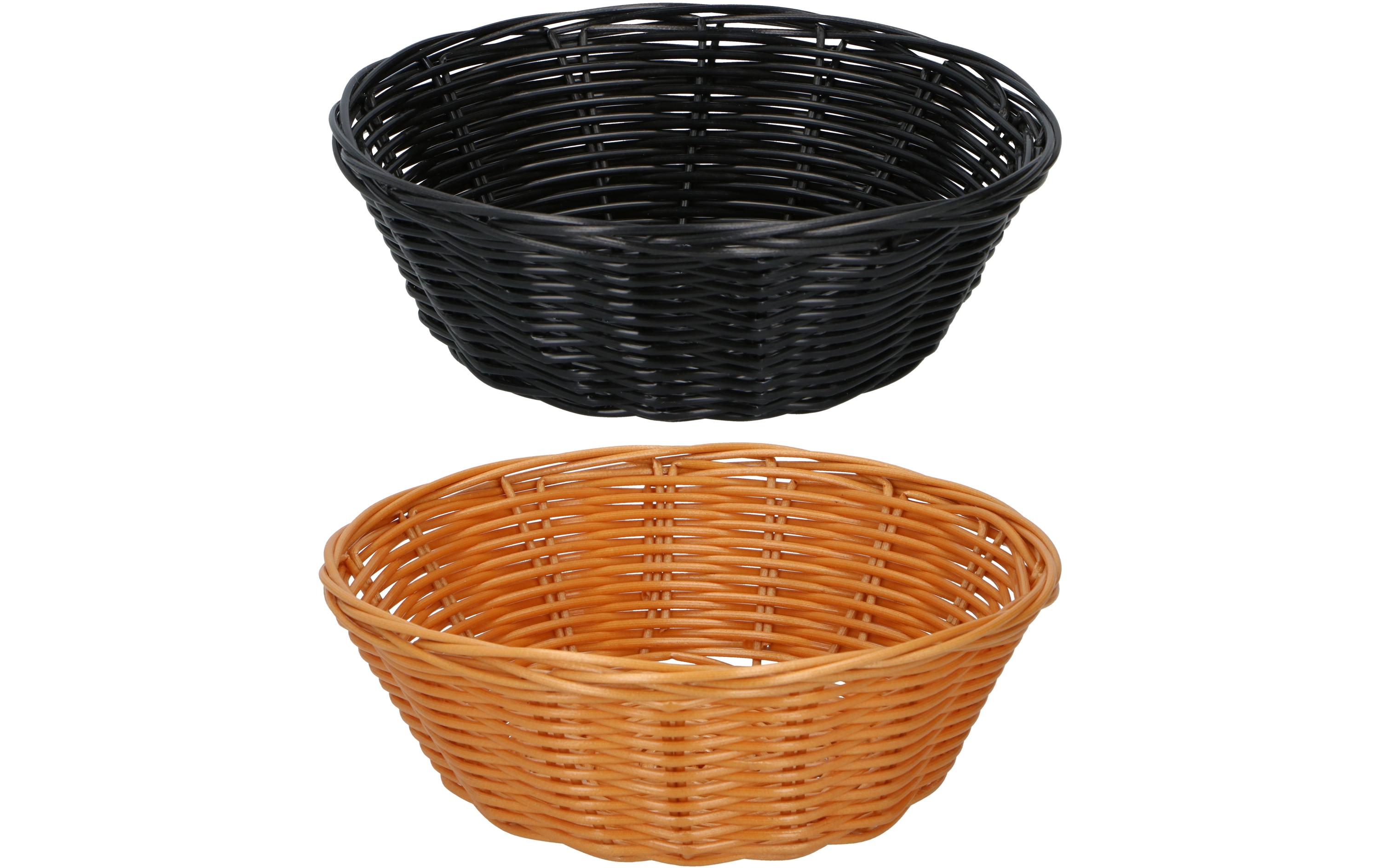 ALPINA Brotkorb Set 2 Stück, Braun/Schwarz ALPINA Brotkorb Set 2 Stück, Braun/Schwarz