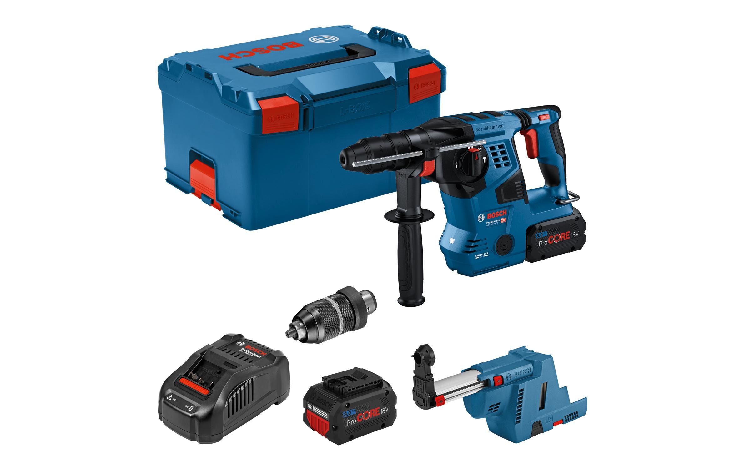 Bosch Professional Bohrhammer GBH 18 V-28 CF Bosch Professional Bohrhammer GBH 18 V-28 CF