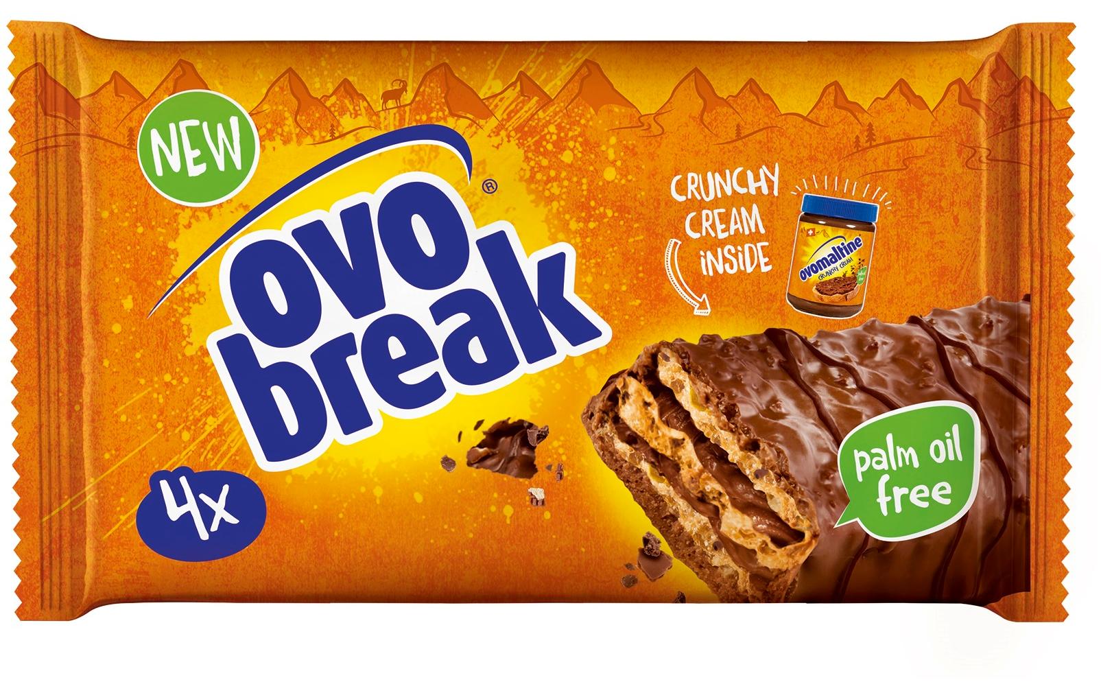 Ovomaltine Schokoladenriegel Ovo Break Waffelriegel 24 x 39 g