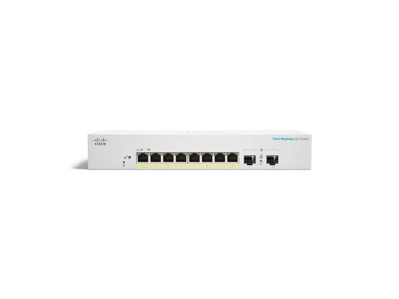Cisco PoE+ Switch CBS220-8P-E-2G 10 Port