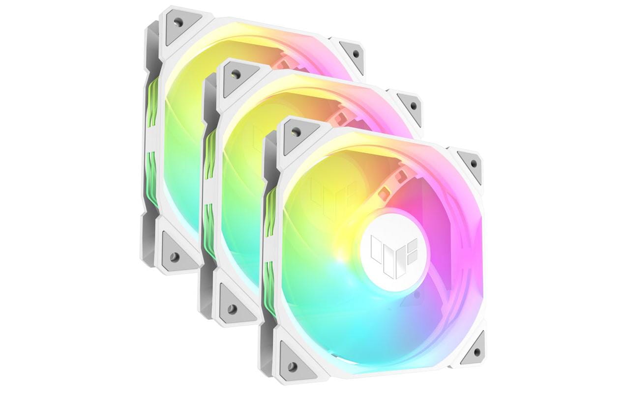 ASUS PC-Lüfter TUF GAMING TR120 ARGB REVERSE 3IN1 Weiss