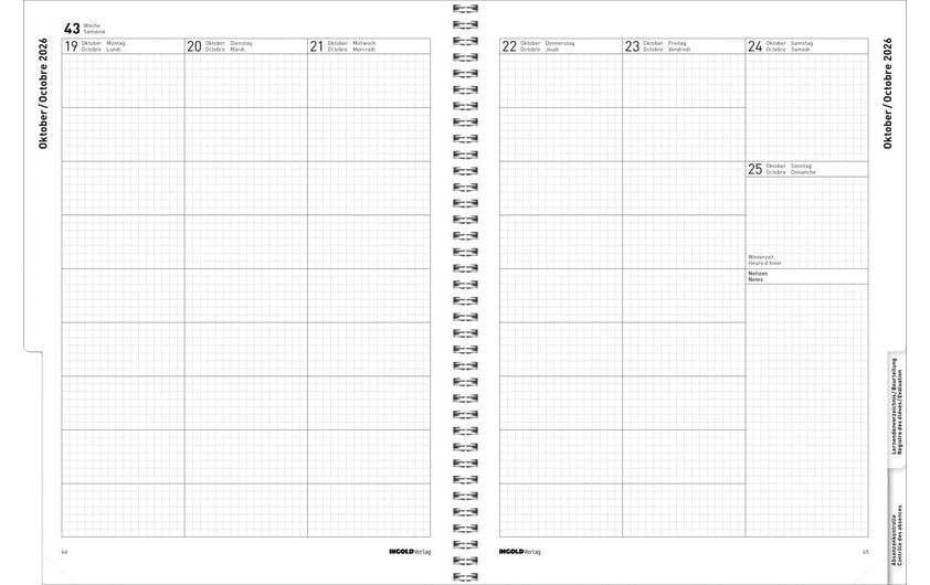 ingold-biwa Agenda Edition Spiral Flex 2026/27