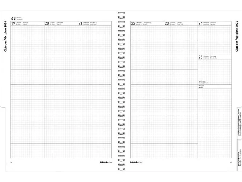ingold-biwa Agenda Edition Spiral Flex 2026/27