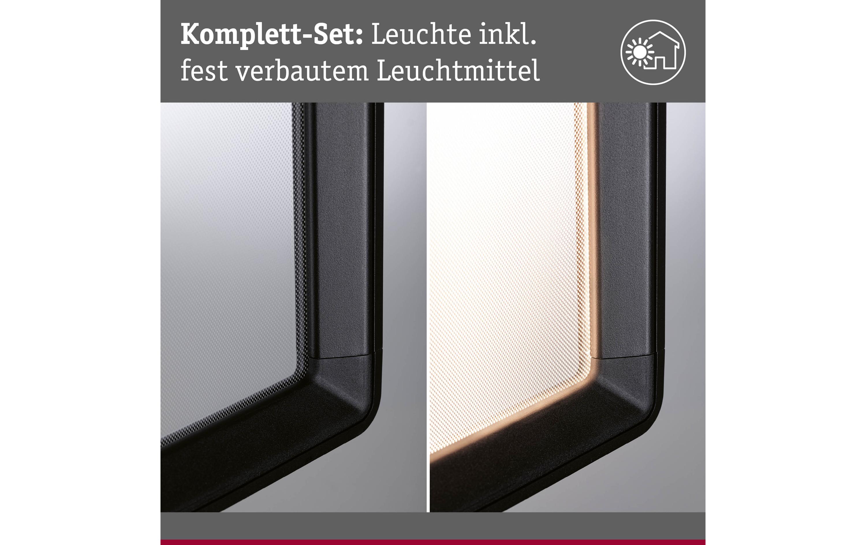 Paulmann LED Aussenwandleuchte Reana Bewegungsmelder 3000K Anthrazit