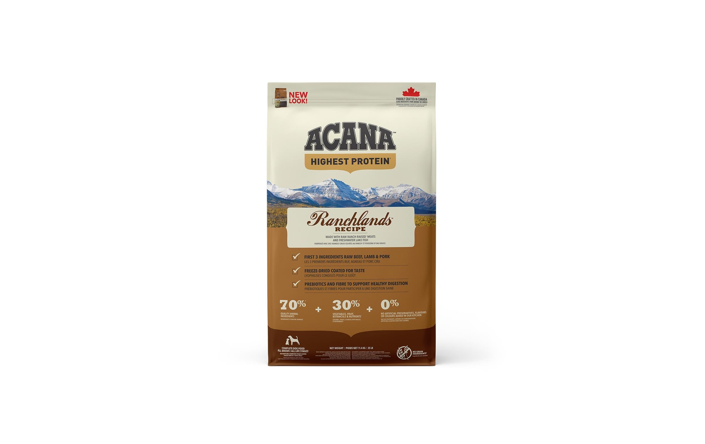 Acana Trockenfutter Regionals Ranchlands Recipe, 11.4 kg Acana Trockenfutter Regionals Ranchlands Recipe, 11.4 kg
