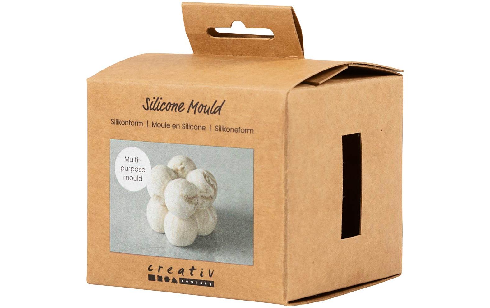 Creativ Company Giessform Silikon Quadrat mit Seifenblasen