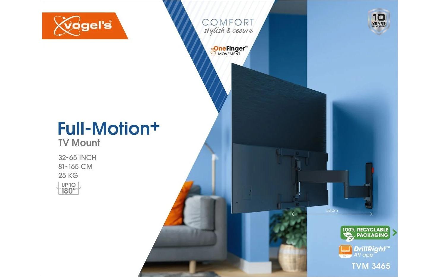 Vogel's Wandhalterung COMFORT TVM 3465B Schwarz Vogel's Wandhalterung COMFORT TVM 3465B Schwarz