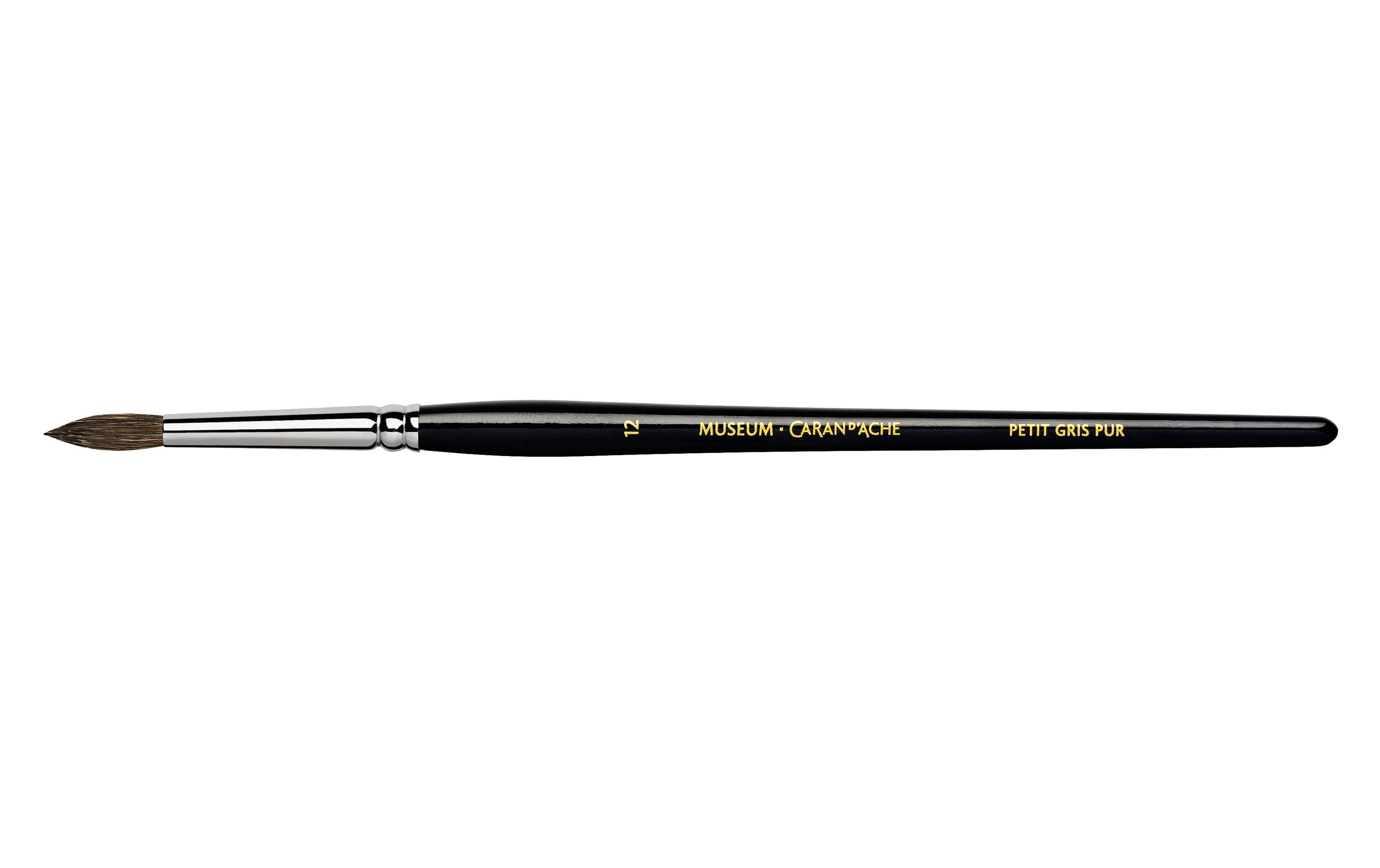 Caran d'Ache Aquarellpinsel «Petit Gris» Nr. 12, 1 Stück Caran d'Ache Aquarellpinsel «Petit Gris» Nr. 12, 1 Stück