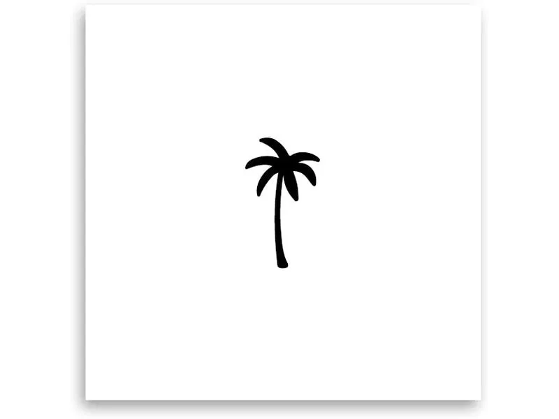 minink Tattoo Kleine ausgefüllte Palme Grösse: S (0.9 cm x 1.7 cm) minink Tattoo Kleine ausgefüllte Palme Grösse: S (0.9 cm x 1.7 cm)