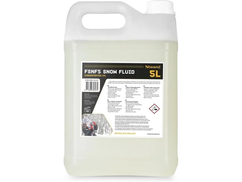 BeamZ Schneefluid FSNF5 Konzentrat 5 l
