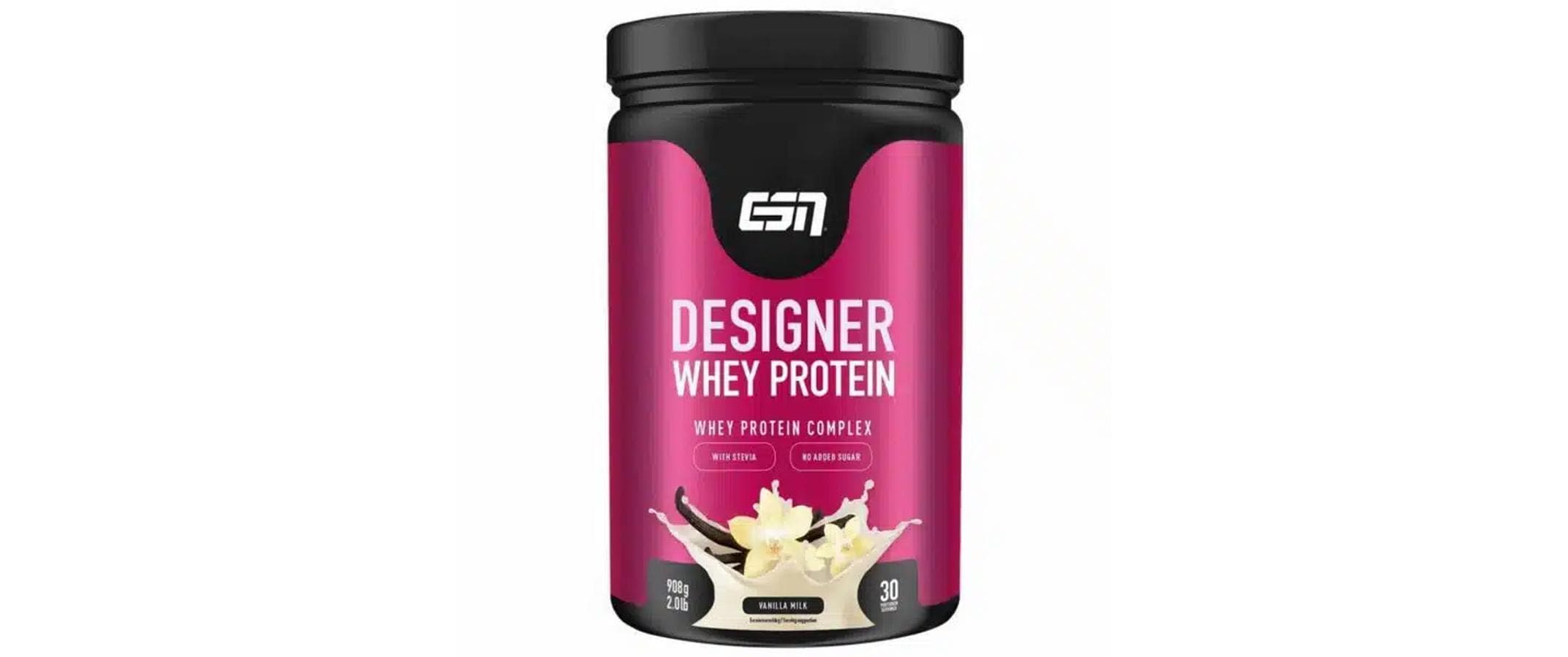 ESN Pulver Designer Whey Protein Vanille 908 g, Dose