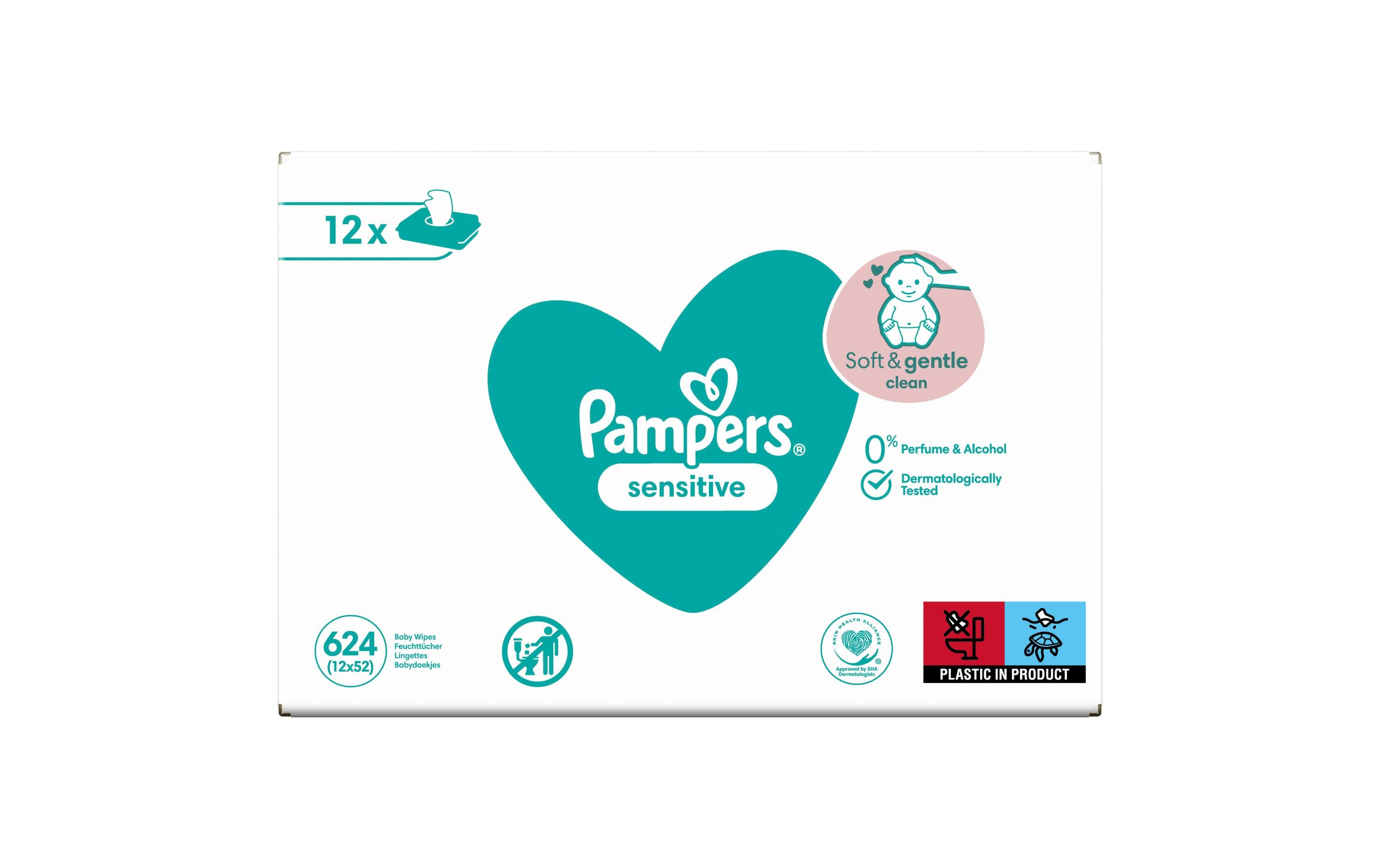 Pampers Feuchttücher Sensitive Giga Pack