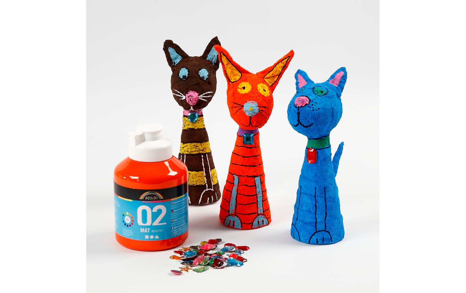 Creativ Company Styropor-Kegel 25 Stück, Weiss