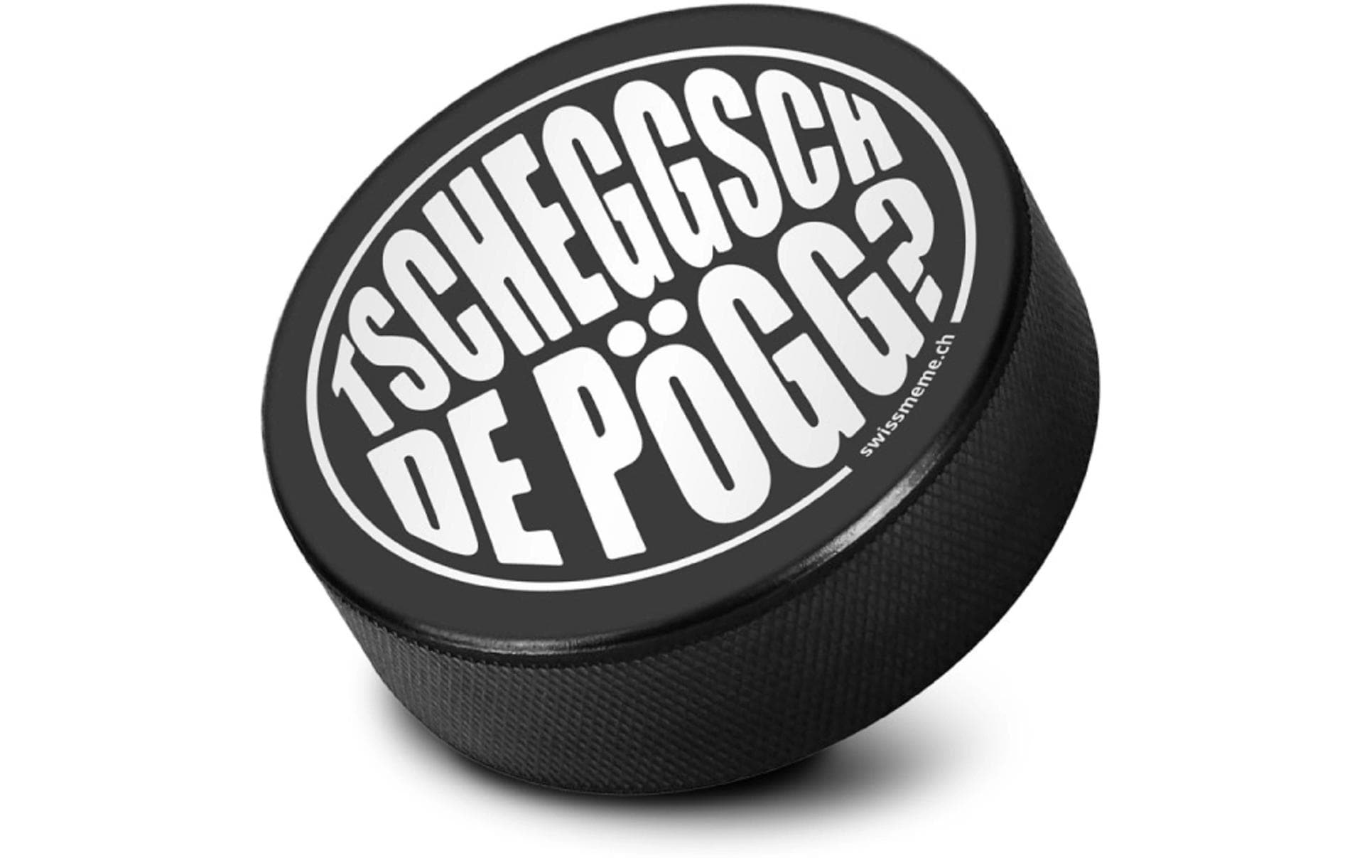 Swissmeme Puck «Tscheggsch de Pögg» 2.5 x 7.5 cm