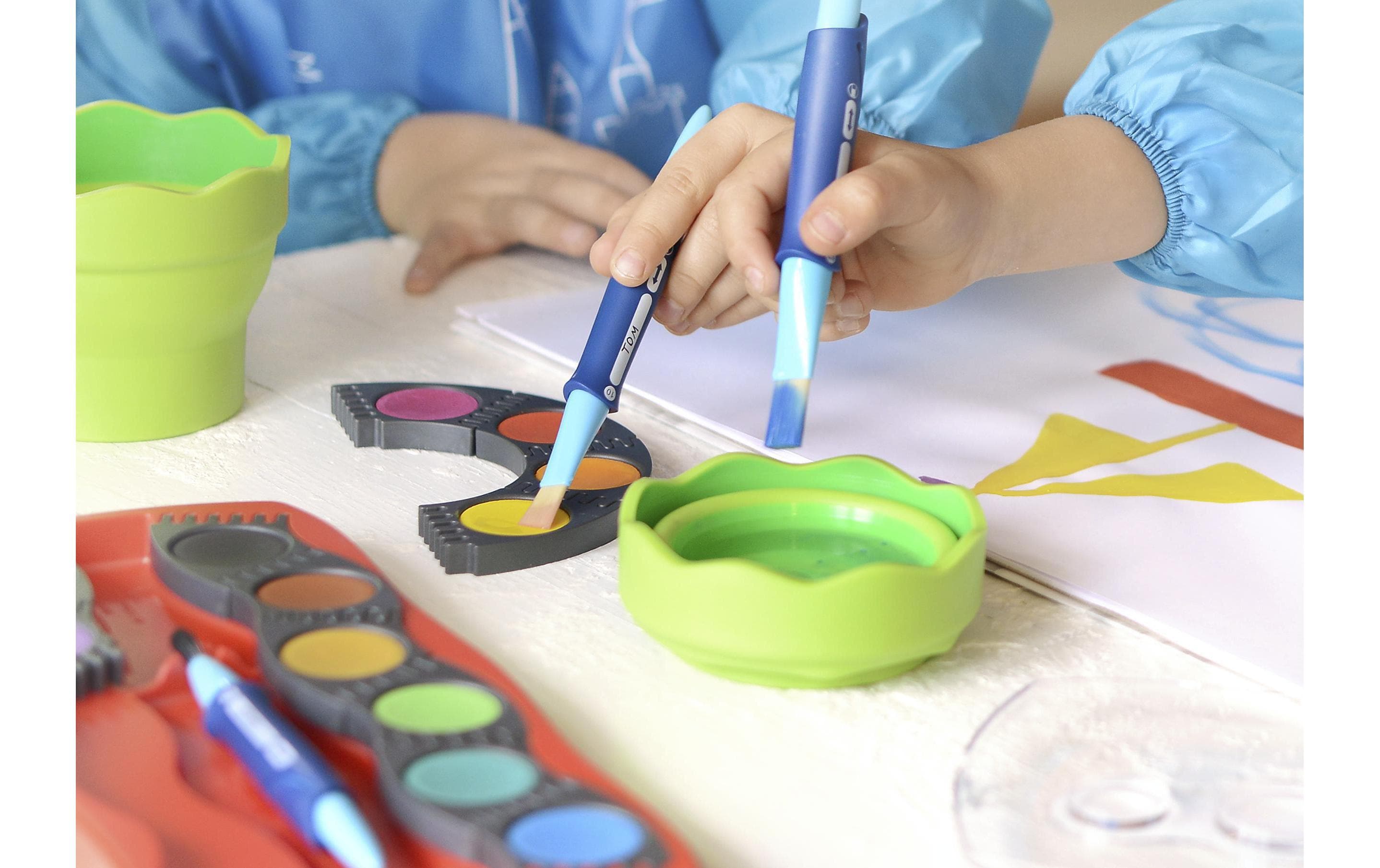 Faber-Castell Malschürze für Kinder Ab 6 Jahren, Blau