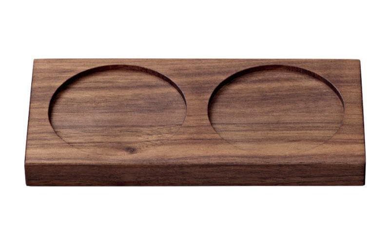 Crush Grind Untersetzer für Gewürzmühle Walnut Braun