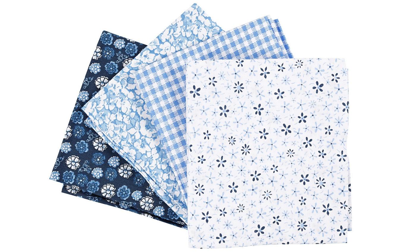 Creativ Company Stoff Fabric 4-teilig, 45 cm 55 cm Creativ Company Stoff Fabric 4-teilig, 45 cm 55 cm