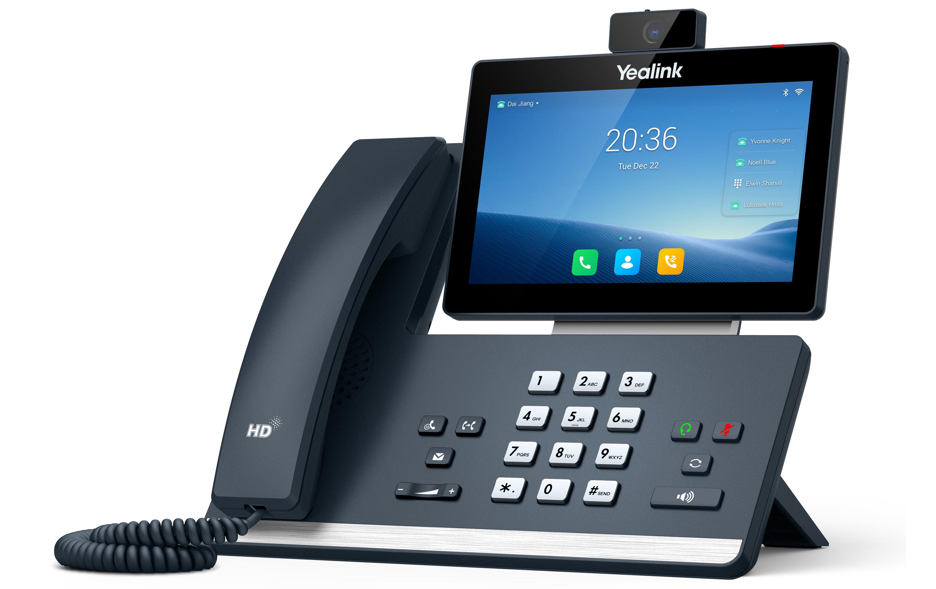 Yealink Tischtelefon T58W mit Kamera Grau Yealink Tischtelefon T58W mit Kamera Grau