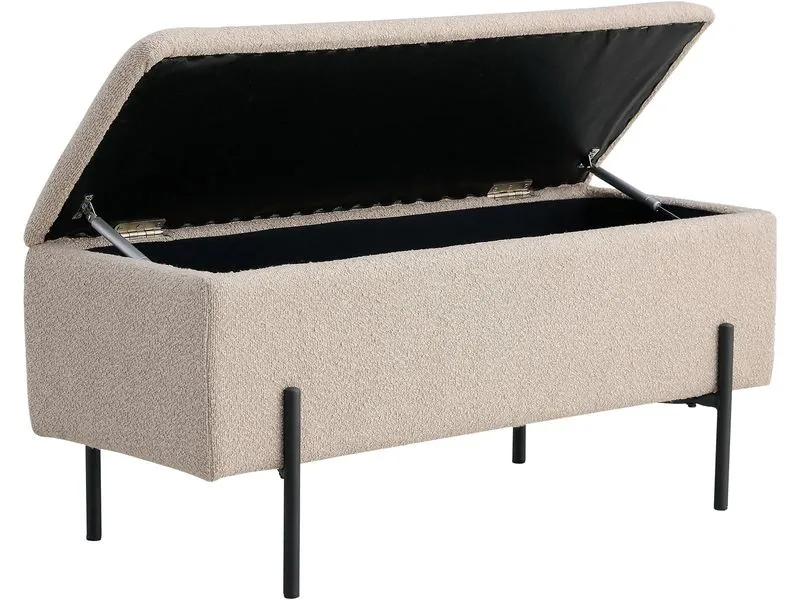 House Nordic Sitztruhe Watford 36.5 x 95 x 46 cm, Beige House Nordic Sitztruhe Watford 36.5 x 95 x 46 cm, Beige