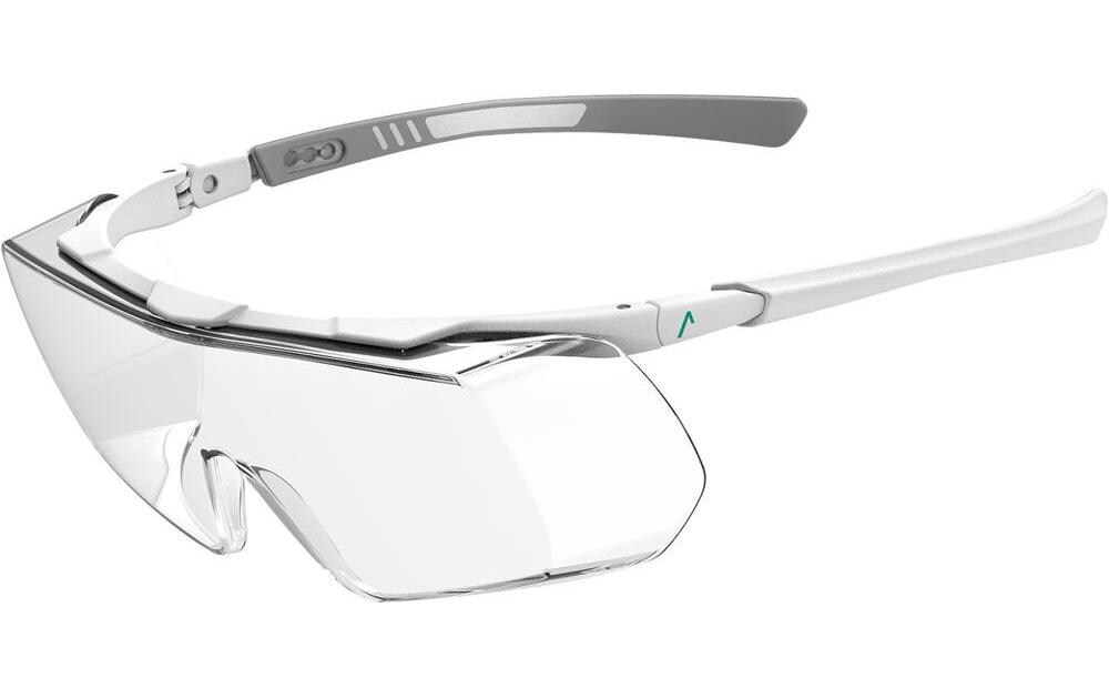 ACE Schutzbrille Evo OTG für Brillenträger Weiss Transparent