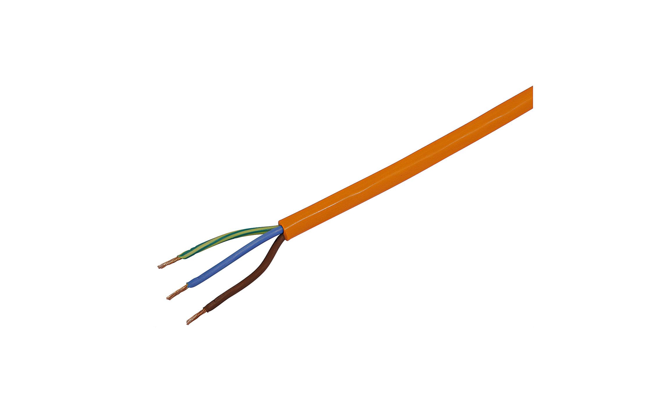 STEFFEN Installationskabel PUR 3 x 1.5 mm², 50 m Orange