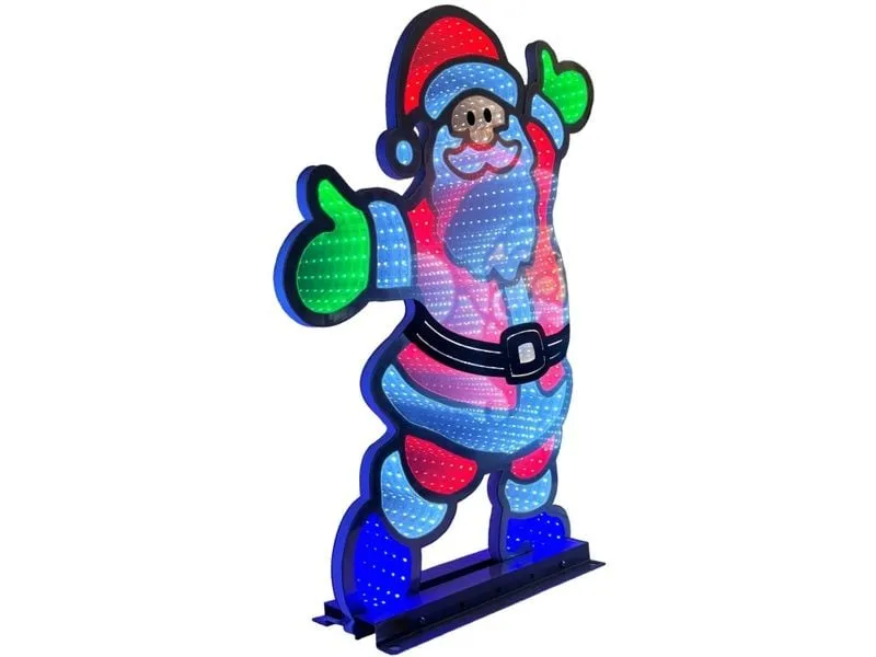 Dameco LED Figur Santa Infinity Effekt, 5 cm x 42.5 cm x 61 cm Dameco LED Figur Santa Infinity Effekt, 5 cm x 42.5 cm x 61 cm