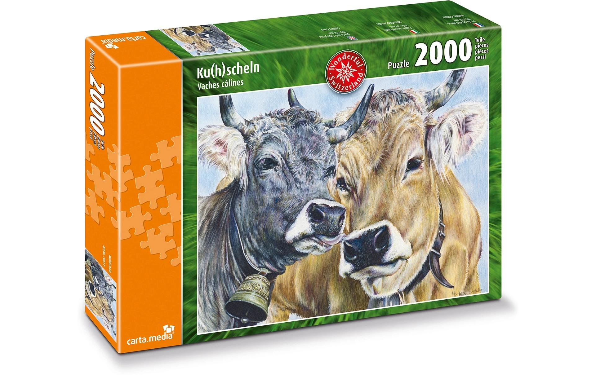 Carta.Media Puzzle Ku(h)scheln 2000 Teile