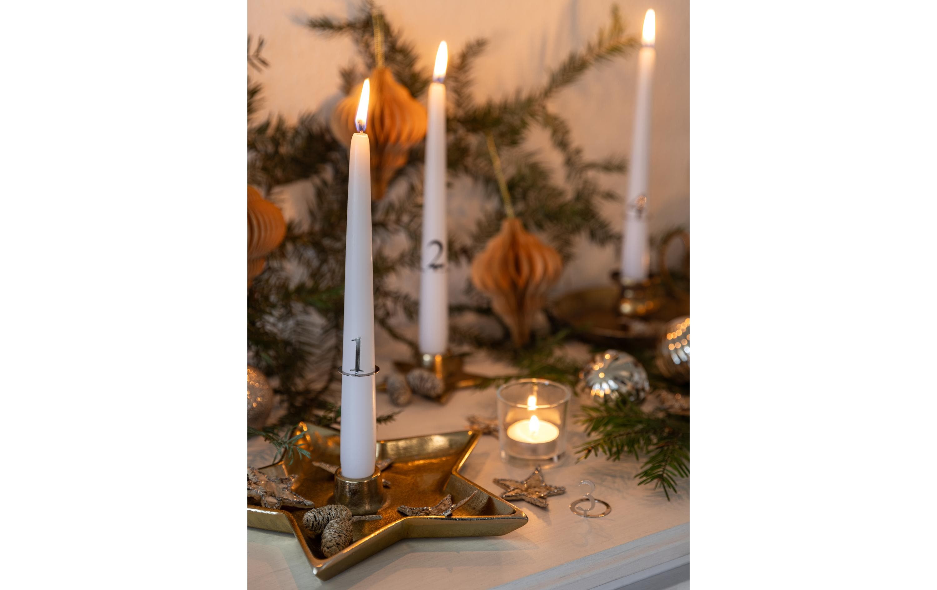 COCON Kerzenhalter Stern, Gold COCON Kerzenhalter Stern, Gold